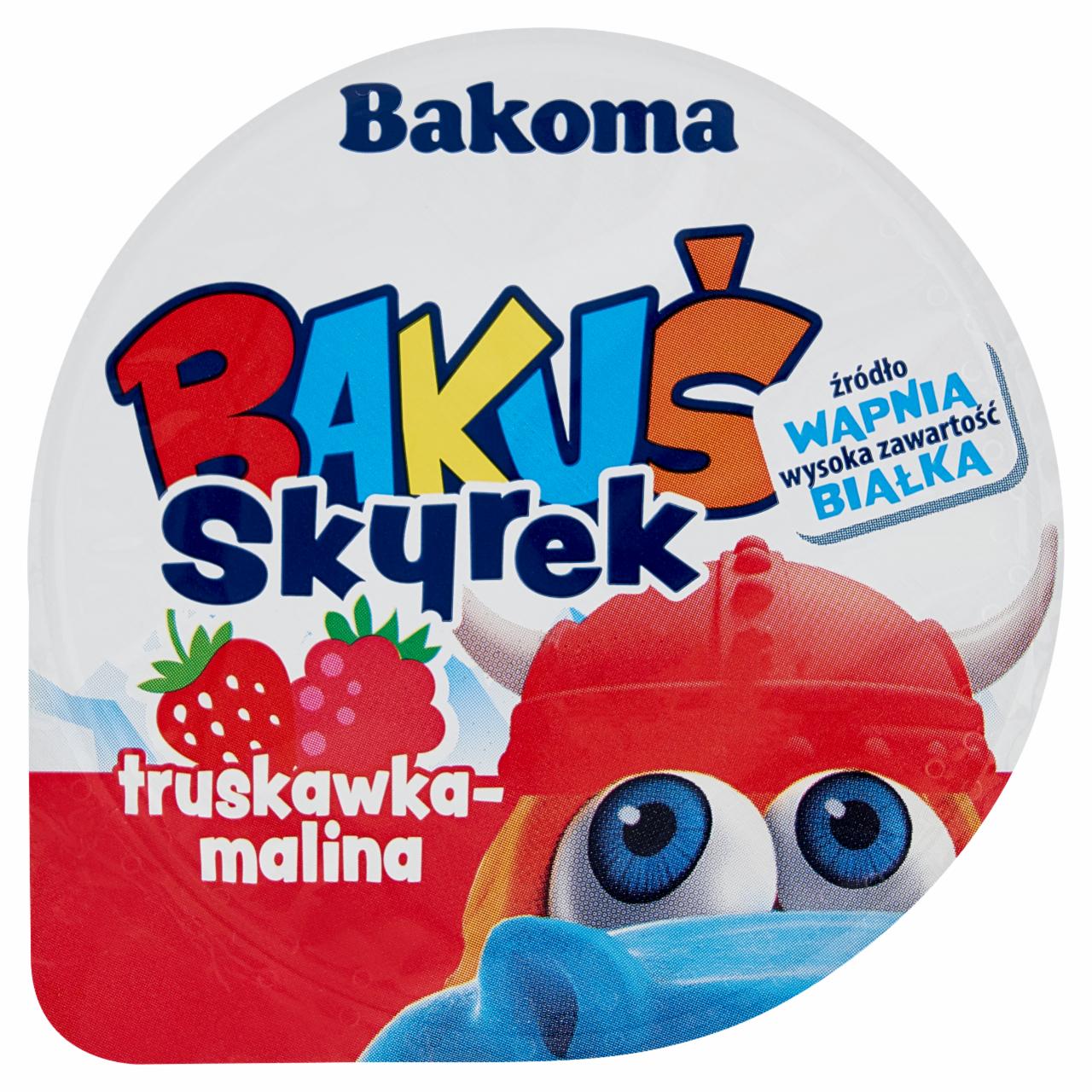 Fotografie - Bakuś skyrek truskawka-malina Bakoma