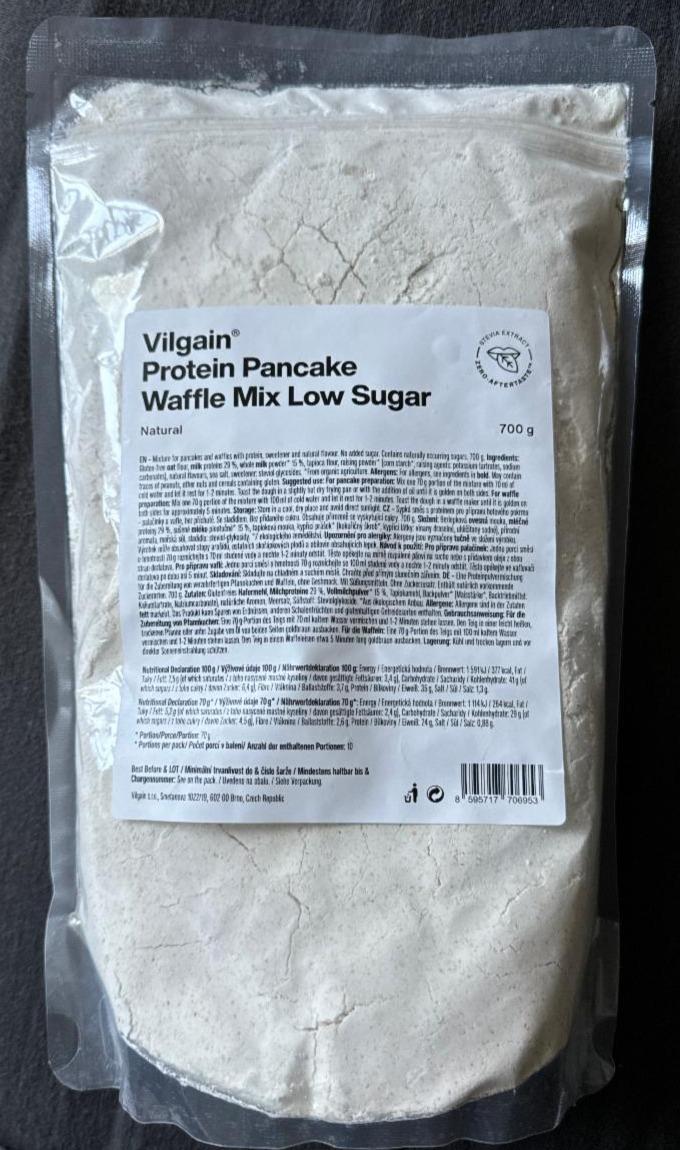 Fotografie - Protein pancake waffle mix low sugar natural Vilgain