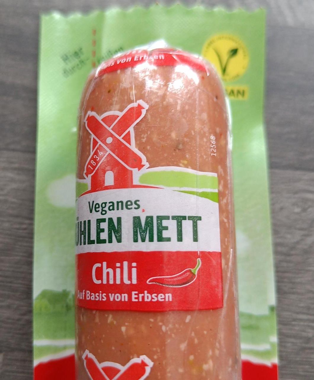 Fotografie - Veganes mühlen mett chili Rügenwalder mühle