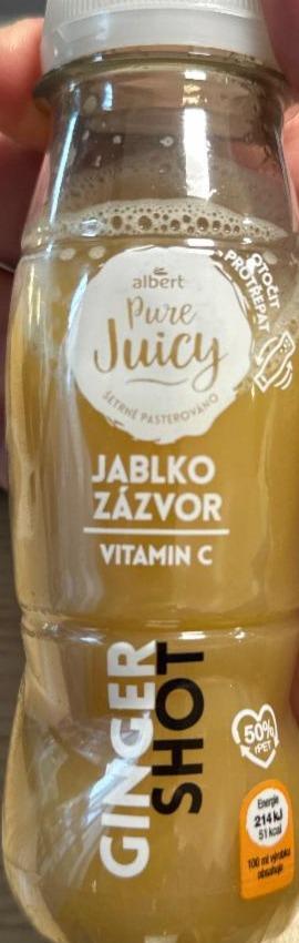 Fotografie - Pure juicy jablko zázvor vitamin C ginger shot Albert