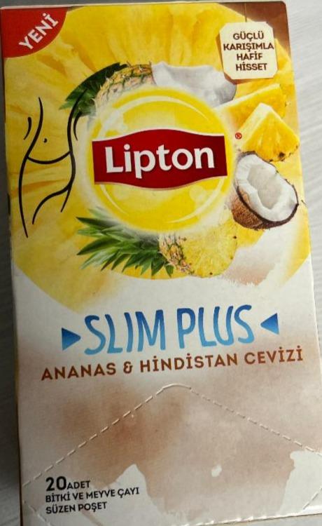 Fotografie - Slim plus ananas & hindistan cevizi Lipton