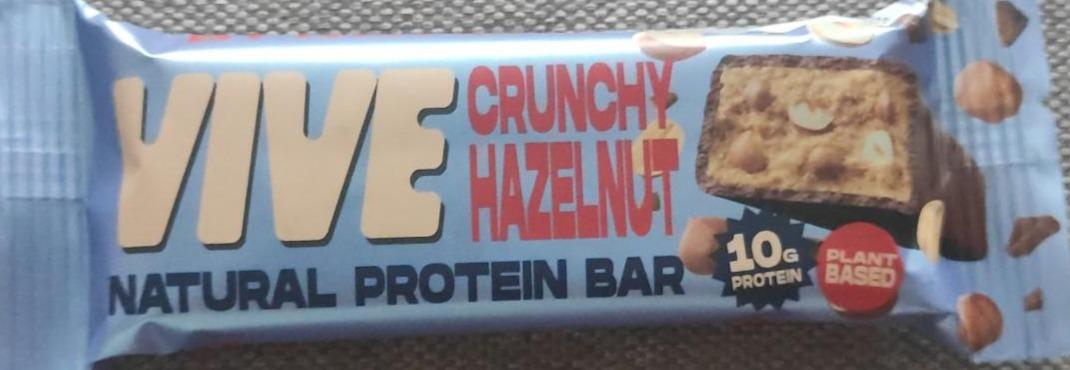 Fotografie - Crunchy hazelnut natural protein bar Vive