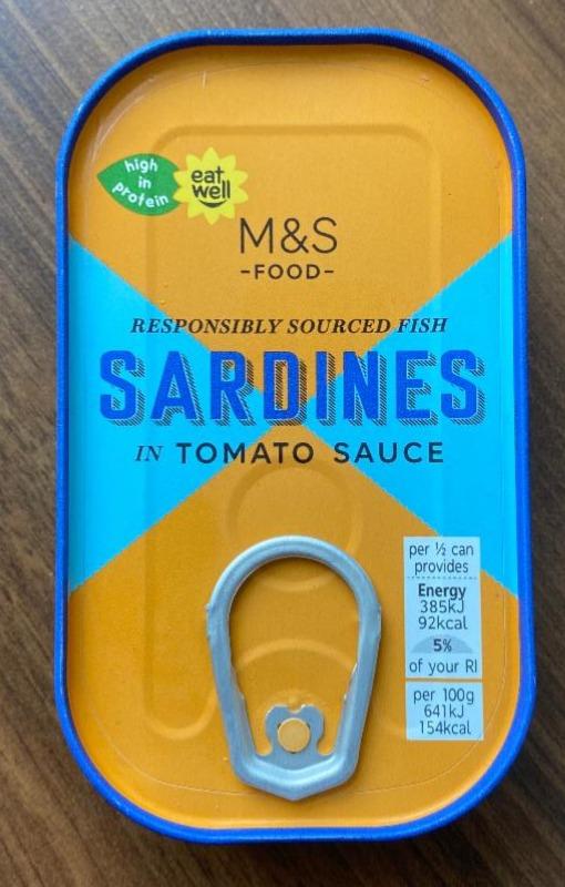 Fotografie - Sardines in Tomato Sauce M&S Food