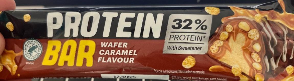 Fotografie - Protein bar wafer caramel flavour Lidl