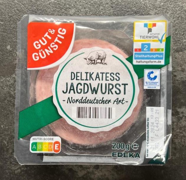 Fotografie - Delikatess jagdwurst Gut&Günstig