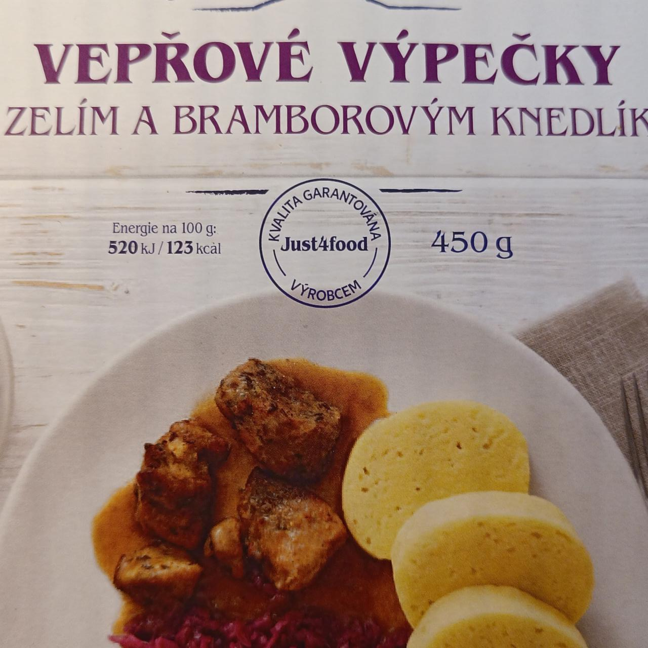 Fotografie - Vepřové výpečky se zelím a bramborovým knedlíkem K-Jarmark