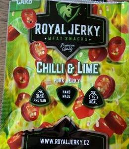 Fotografie - Chilli & lime pork jerky Royal Jerky