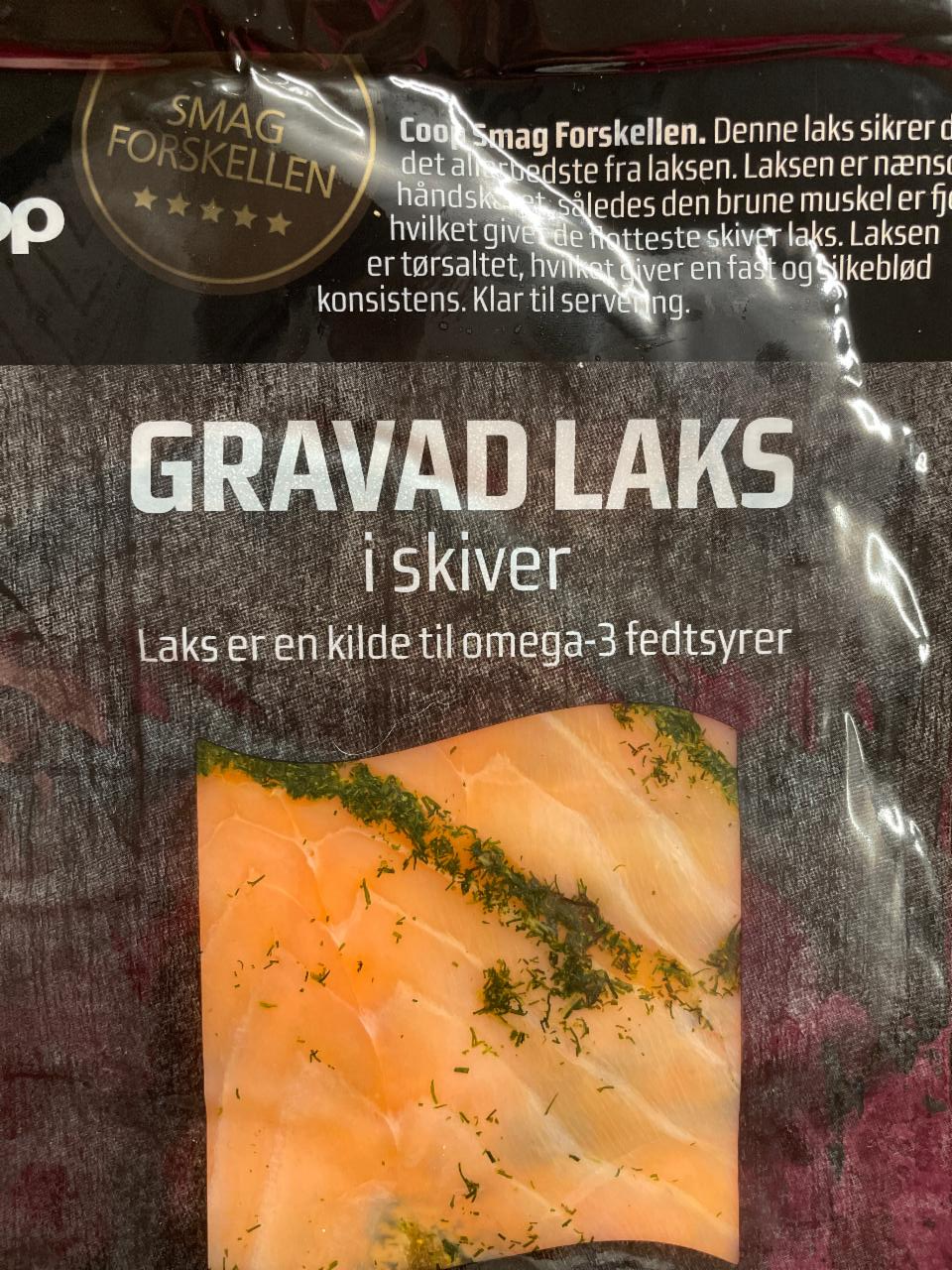 Fotografie - Gravad Laks i skiver Coop