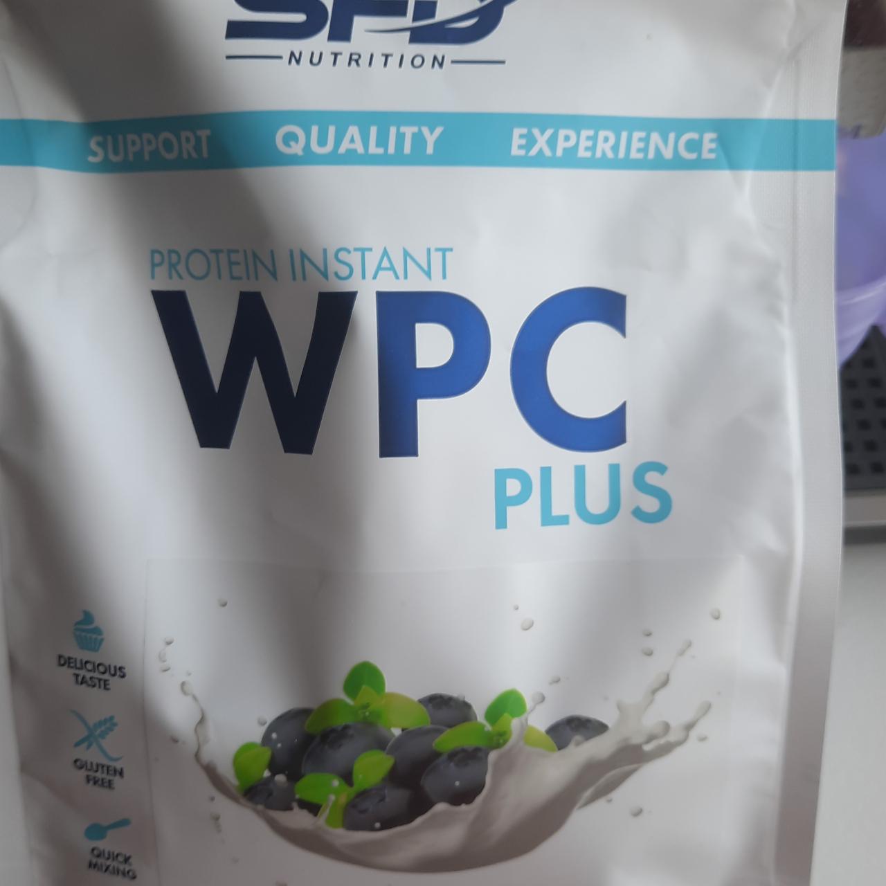 Fotografie - WPC plus protein instant blueberry SFD Nutrition
