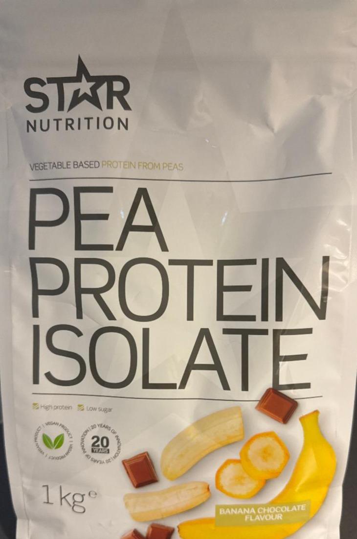 Fotografie - Pea protein isolate banana chocolate Star Nutrition