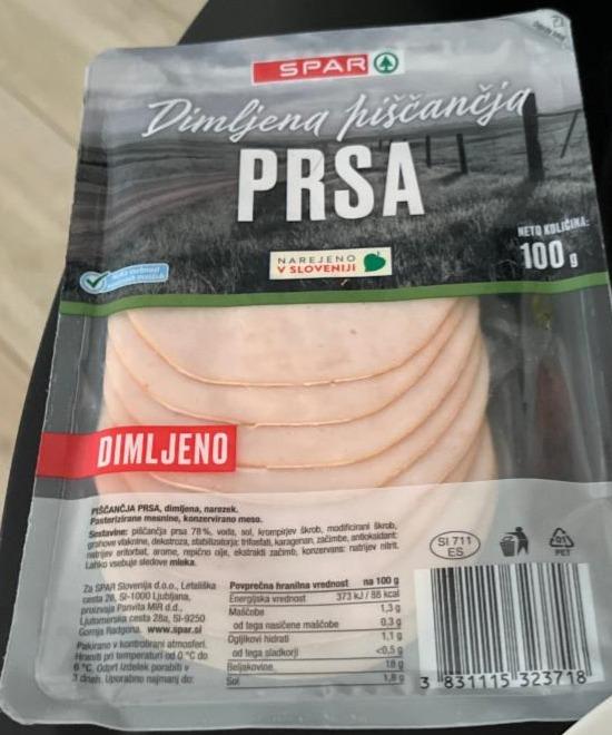 Fotografie - Dimljena piščančja prsa Spar