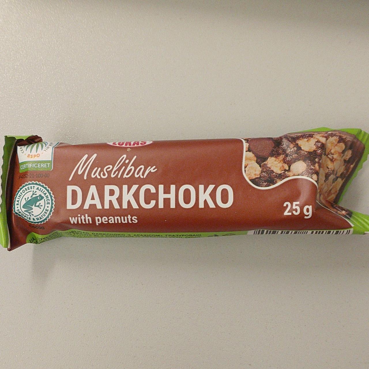 Fotografie - Muslibar darkchoko with peanuts