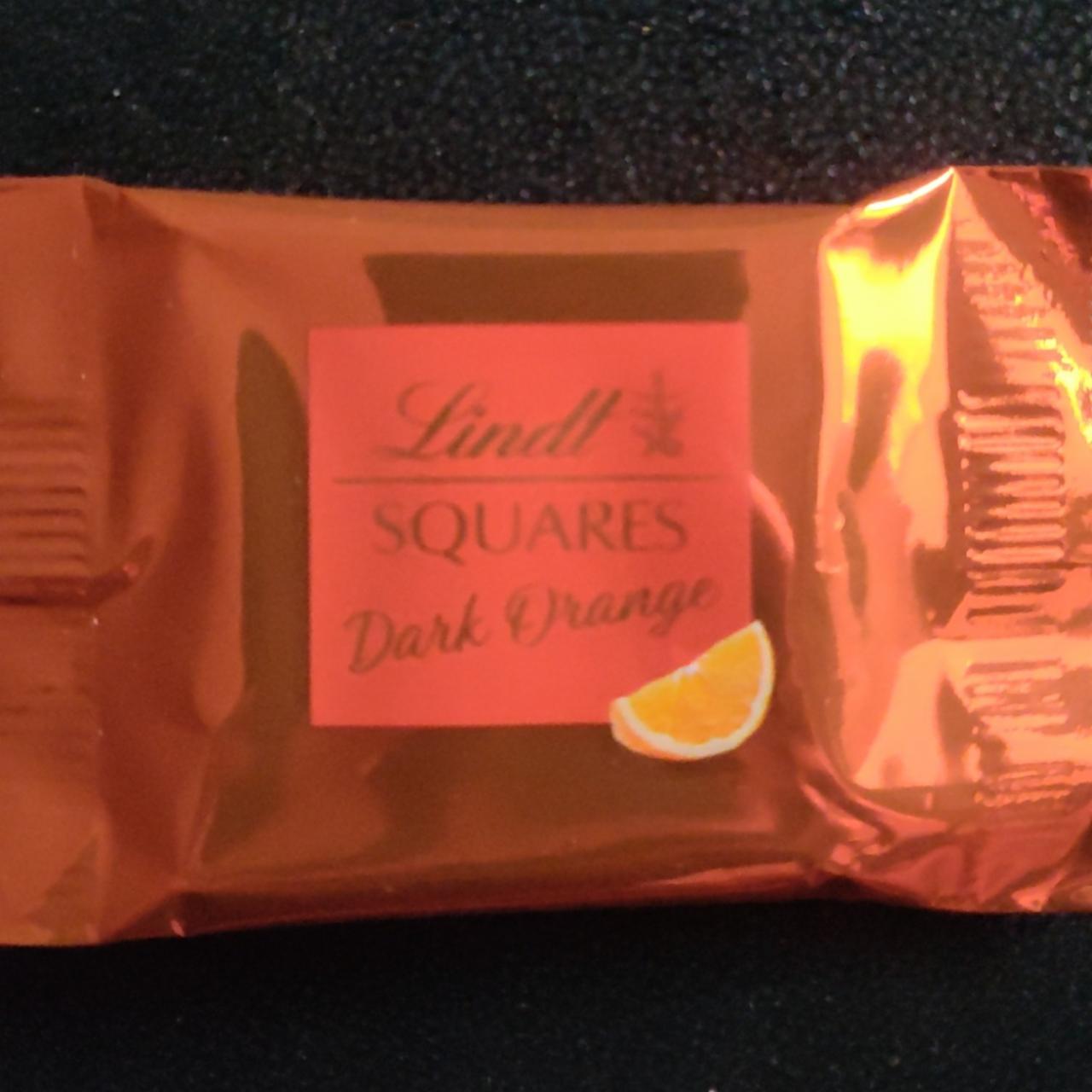 Fotografie - Squares dark orange Lindt