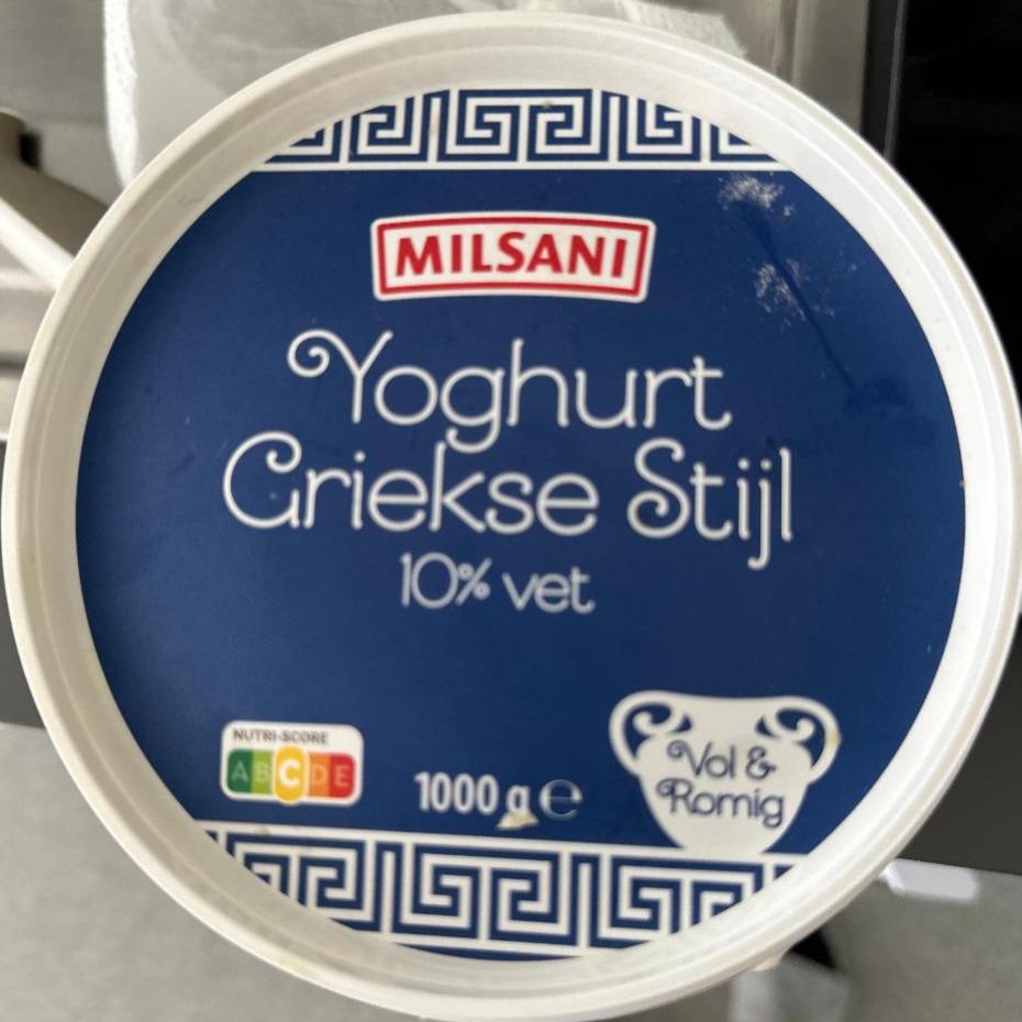 Fotografie - Yoghurt griekse stijl 10% Milsani