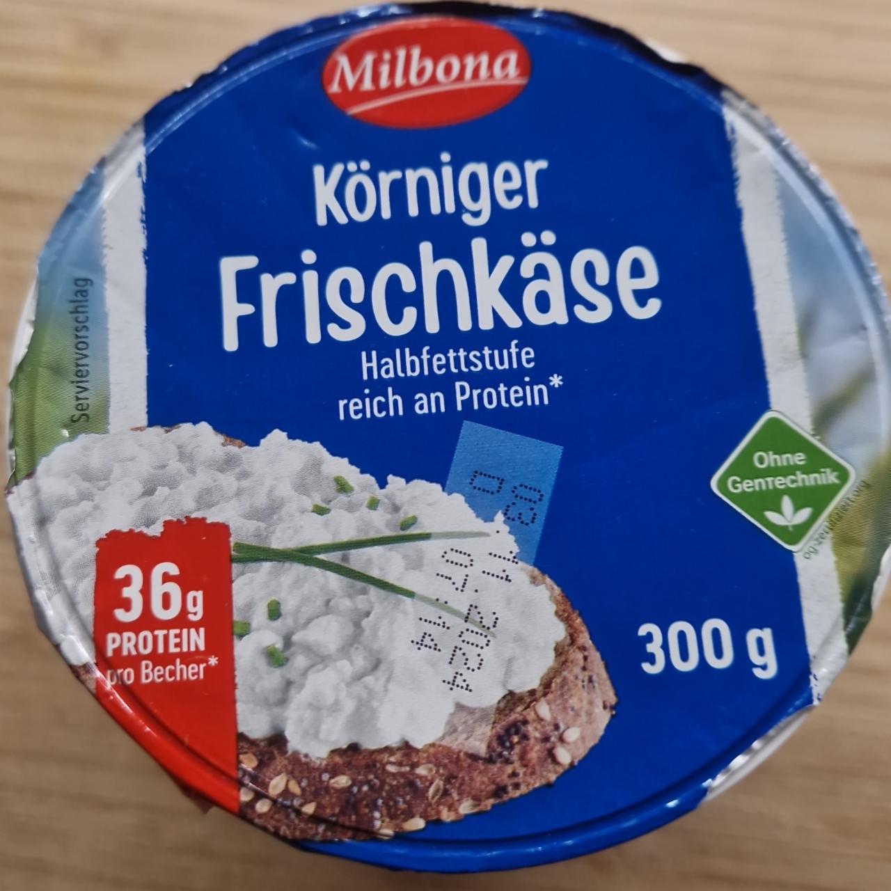 Fotografie - Körniger frischkäse Milbona