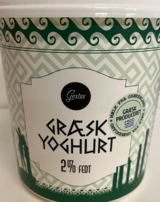 Fotografie - Græsk yoghurt 2% Gestus