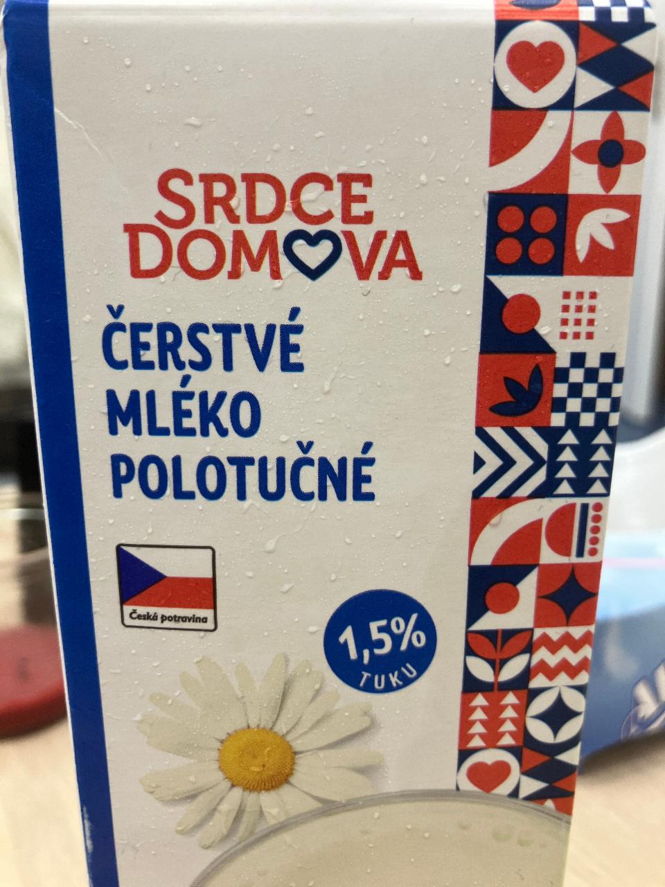 Fotografie - Čerstvé mléko polotučné Srdce domova