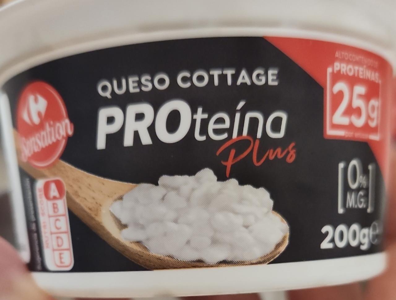 Fotografie - Queso cottage proteína plus Carrefour Sensation