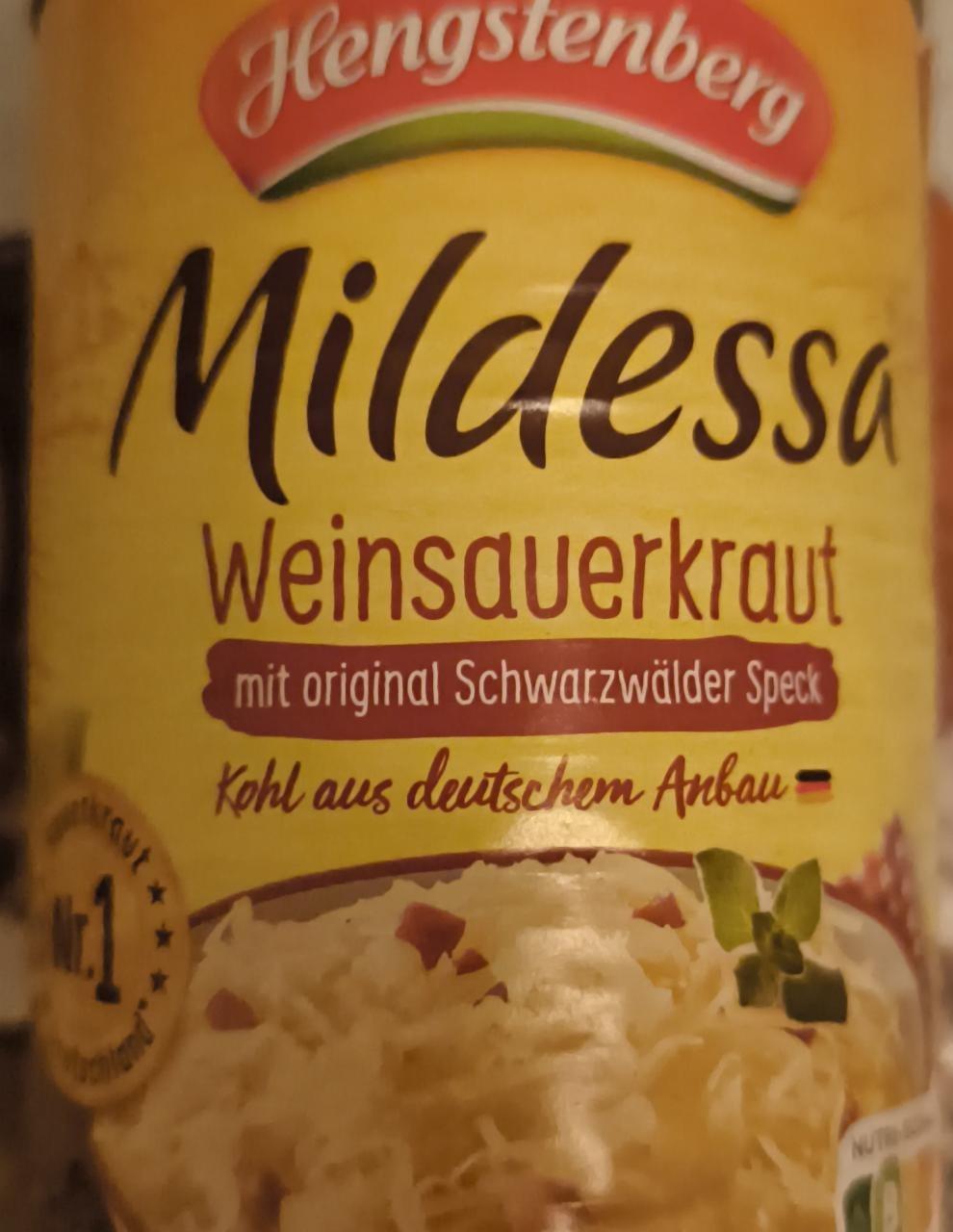 Fotografie - Mildessa weinsauerkraut mit original schwarzwälder speck Hengstenberg