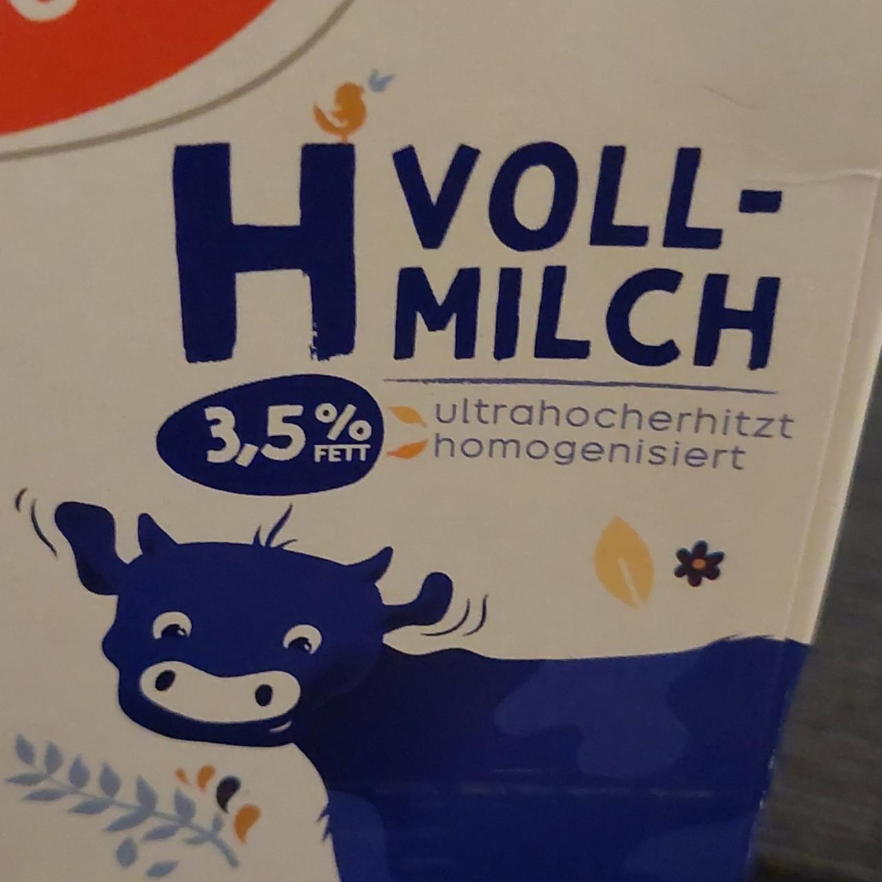 Fotografie - H vollmilch 3,5% Gut&Günstig