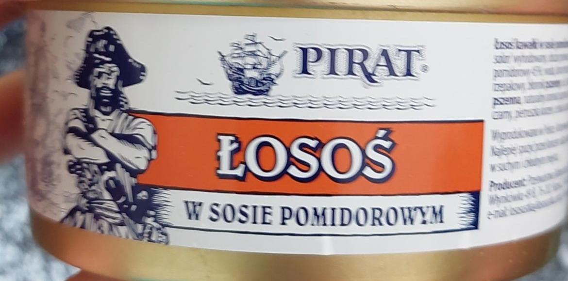 Fotografie - Łosoś w sosie pomidorowym Pirat