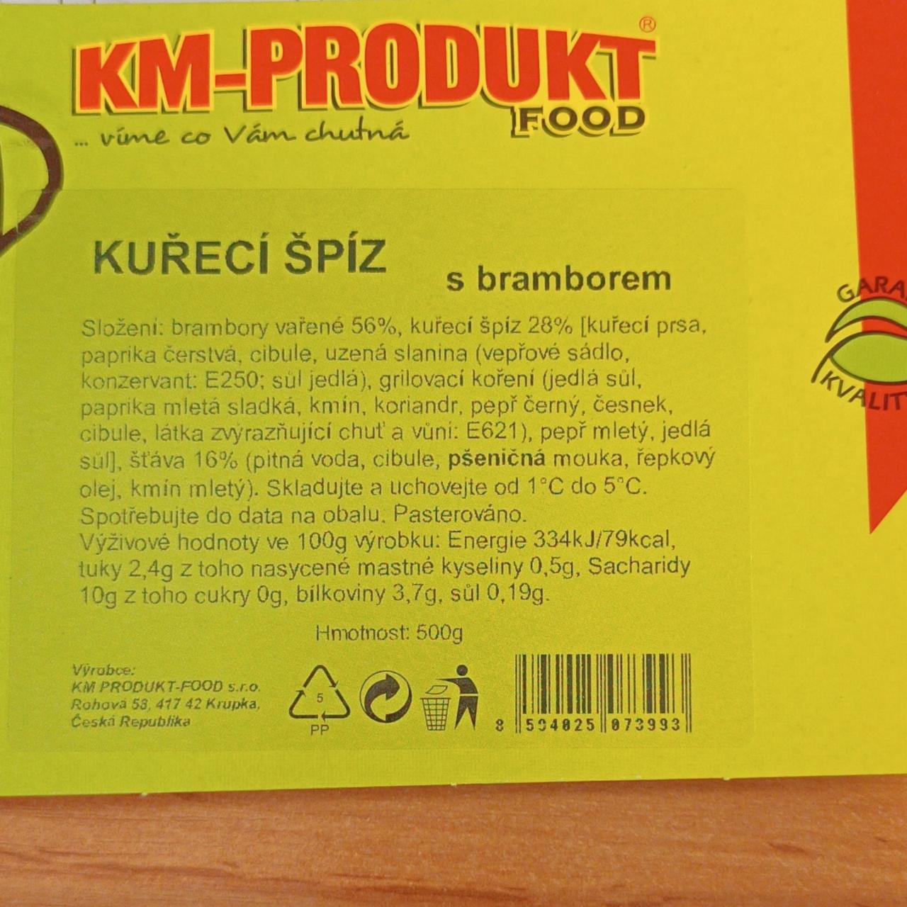 Fotografie - Kuřecí špíz s bramborem KM-produkt