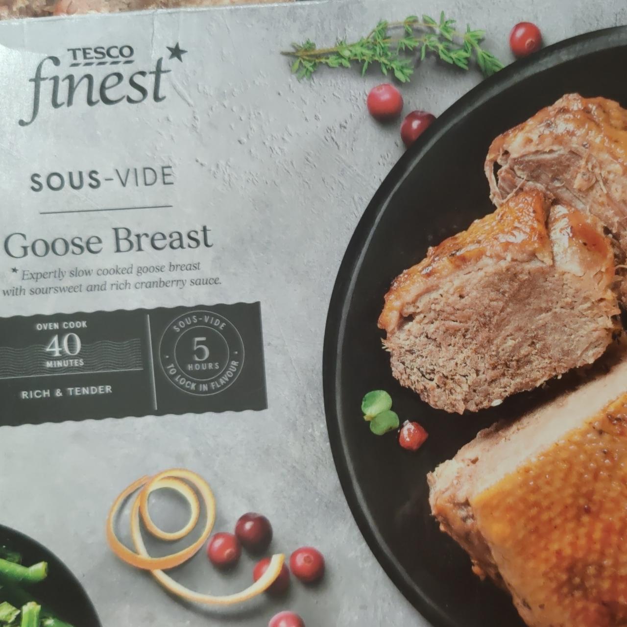 Fotografie - Goose breast sous-vide Tesco finest