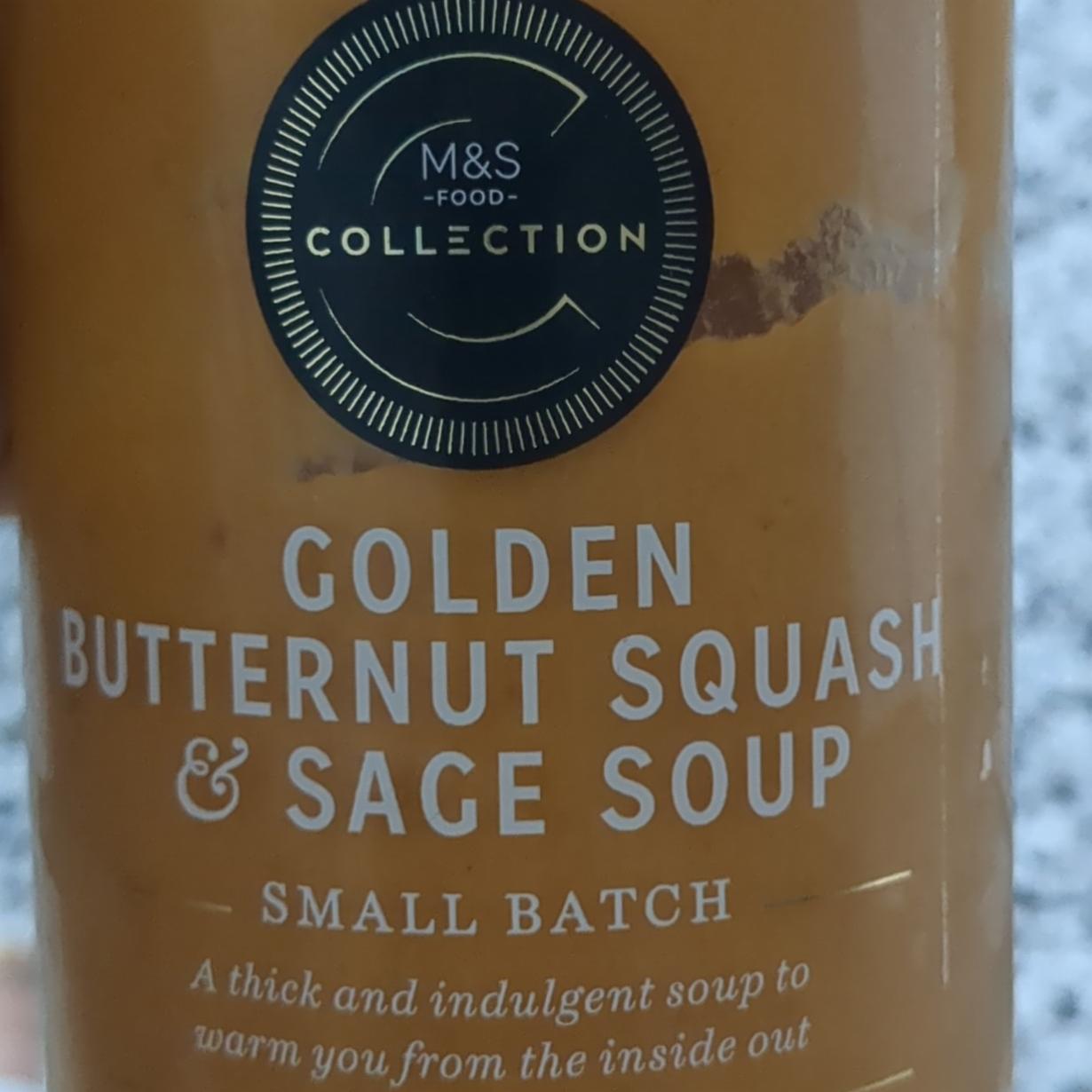 Fotografie - Golden butternut squash & sage soup M&S Food