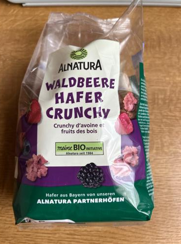 Fotografie - Hafer Crunchy Knusper Müsli Alnatura