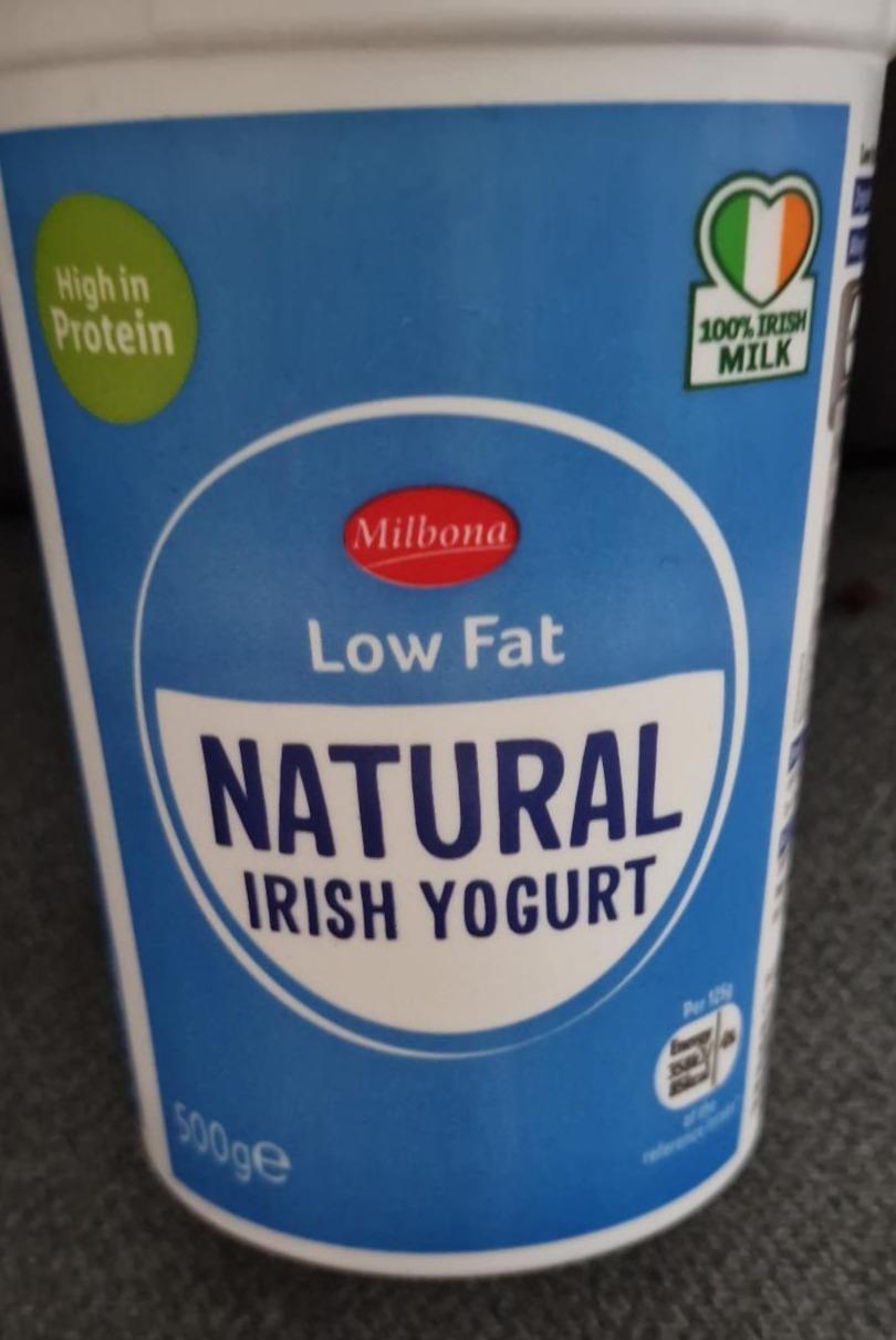 Fotografie - Low fat natural irish yogurt Milbona