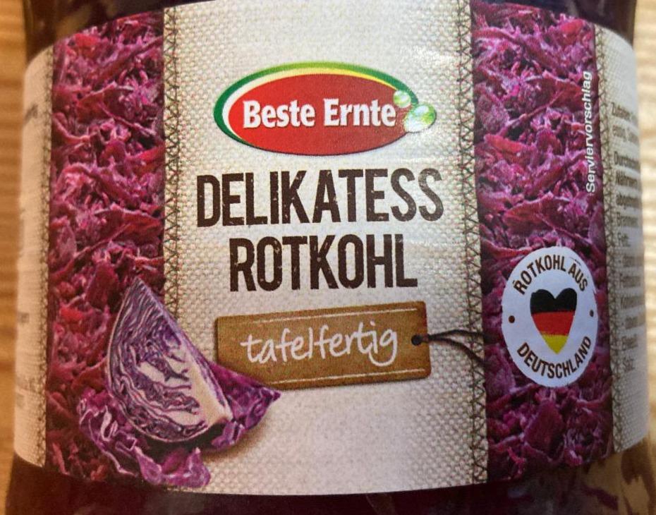 Fotografie - Delikatess Rotkohl Beste Ernte