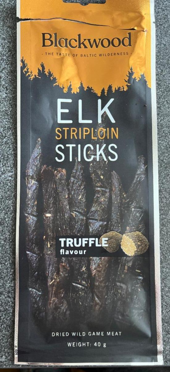 Fotografie - Elk Striploin Sticks Truffle flavour Blackwood