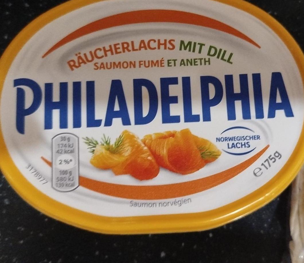 Fotografie - Räucherlachs Mit Dill Philadelphia