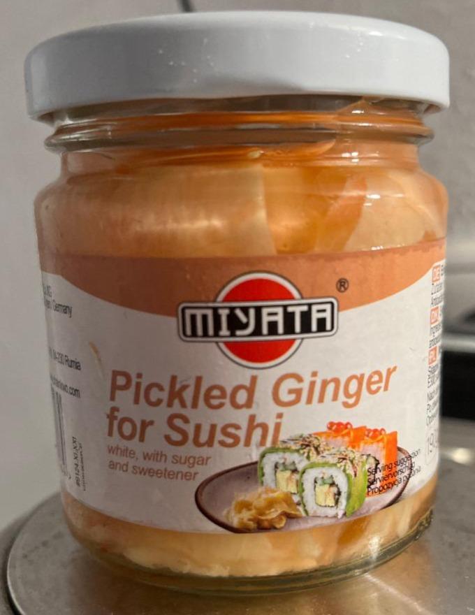 Fotografie - Pickled ginger for sushi white Miyata