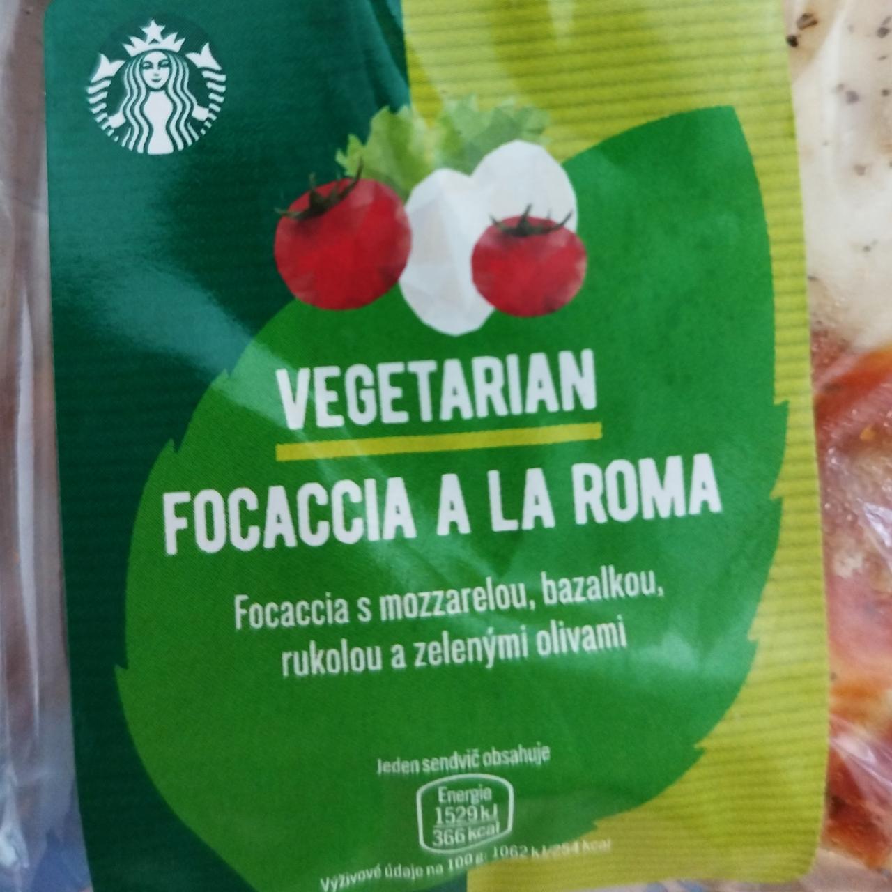 Fotografie - Focaccia a la Roma Starbucks