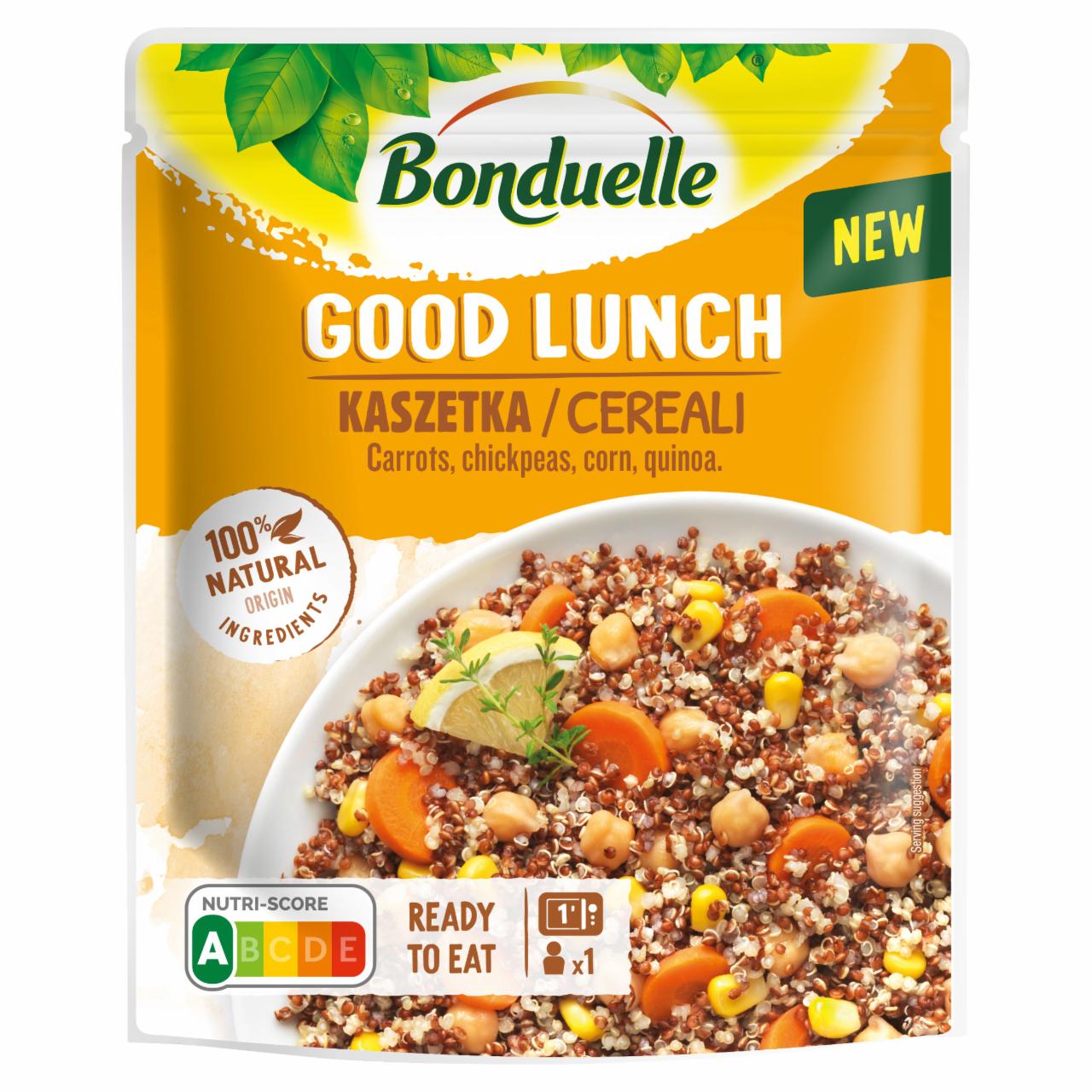 Fotografie - Good lunch Cereali carrots, chickpeas, corn, quinoa Bonduelle