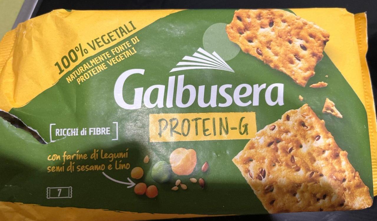 Fotografie - Protein-G con farine di legumi semi di sesamo a lino Galbusera