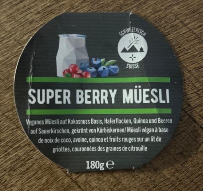 Fotografie - Super berry müesli Starbucks