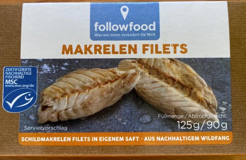 Fotografie - Mackerel fillets Followfood