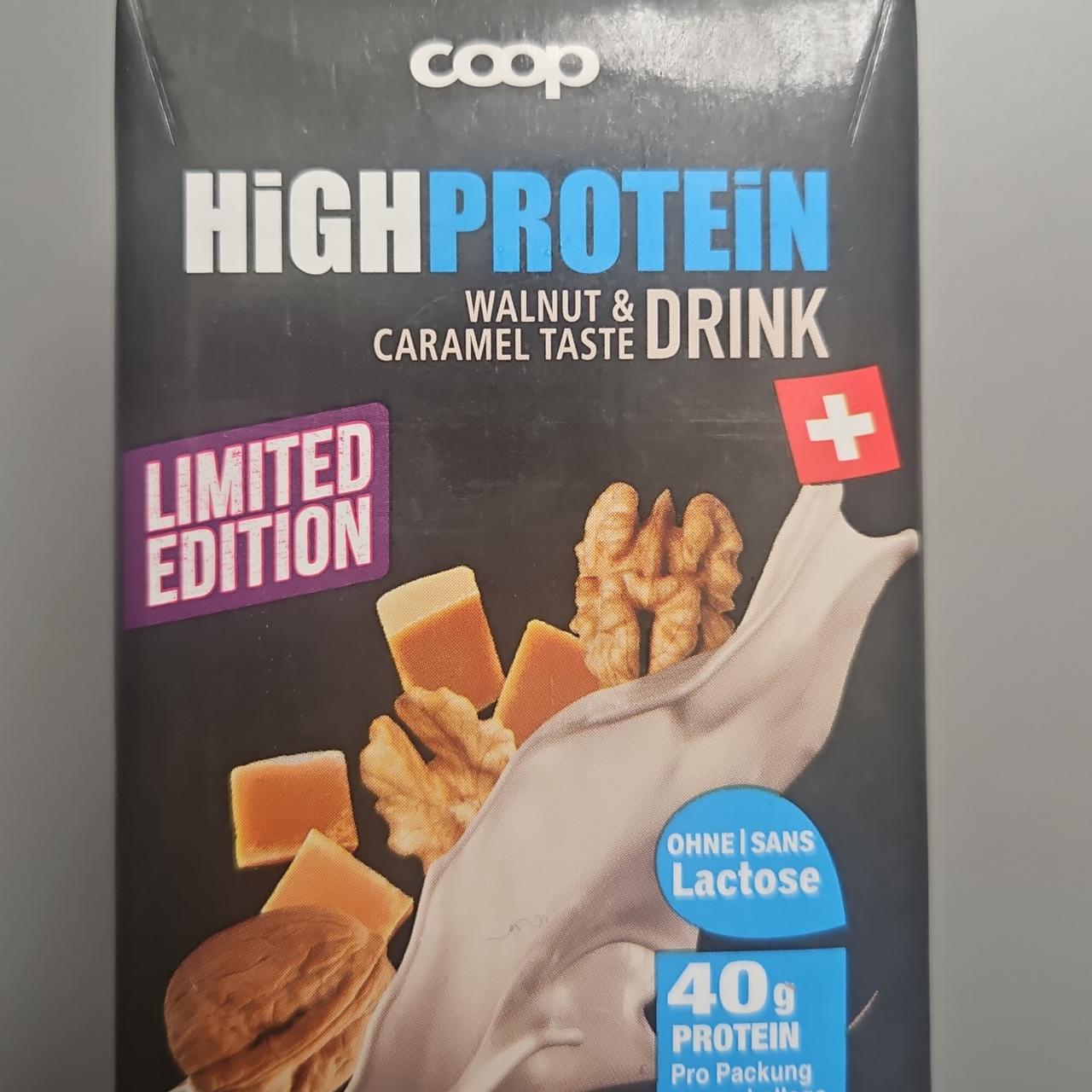 Fotografie - High protein walnut & caramel taste drink Coop