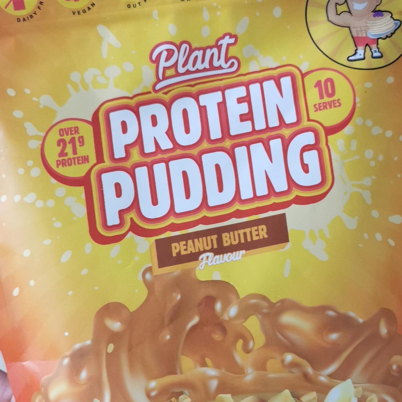 Fotografie - Plant protein pudding peanut butter flavour Macro Mike