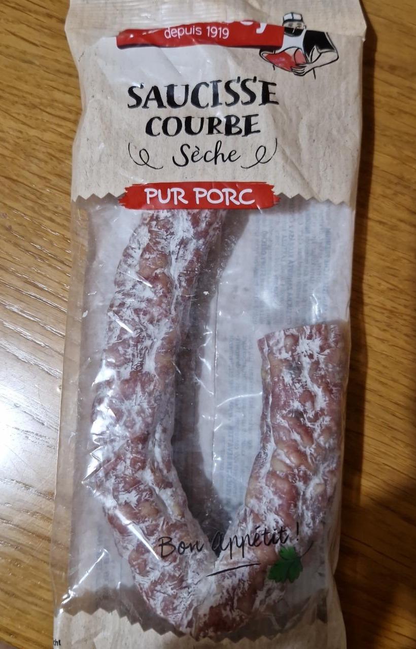 Fotografie - Saucisse courbe sèche pur porc Jean Caby