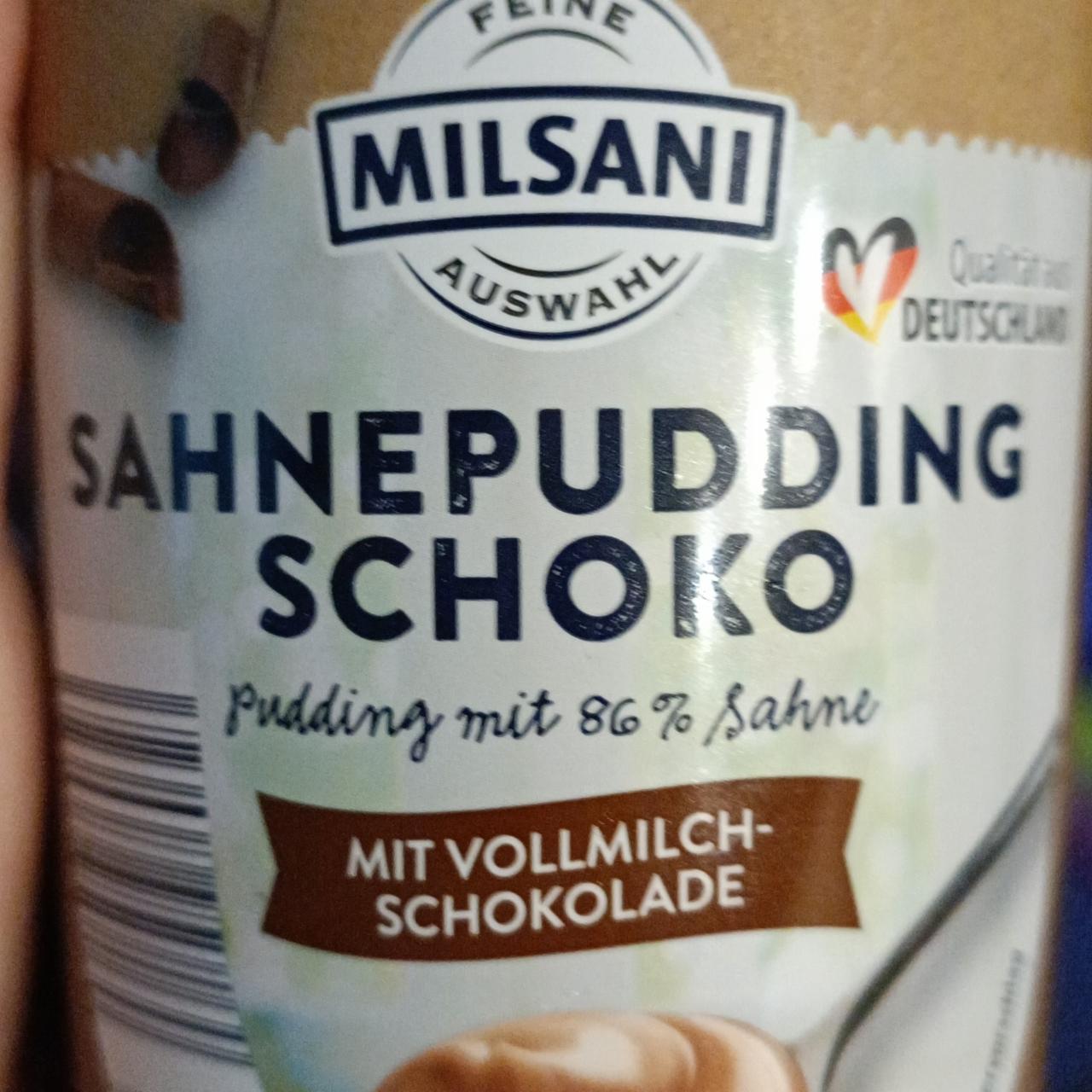 Fotografie - Sahnepudding schoko mit vollmilchschokolade Milsani