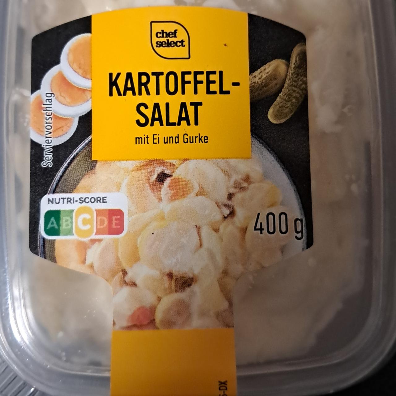 Fotografie - Kartoffel salat mit ei und gurke Chef Select