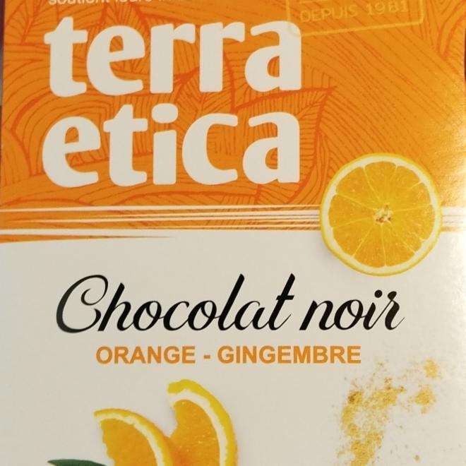 Fotografie - Chocolat noir orange - gingembre Terra Etica