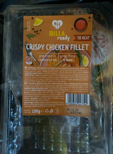 Fotografie - Crispy chicken fillet Billa ready