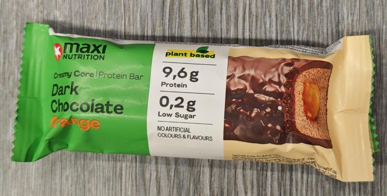 Fotografie - Creamy core protein bar dark chocolate orange Maxi nutrition