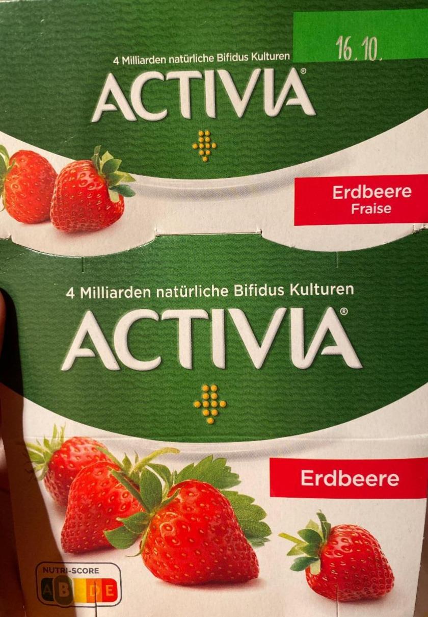 Fotografie - Activia Erdbeere Fraise