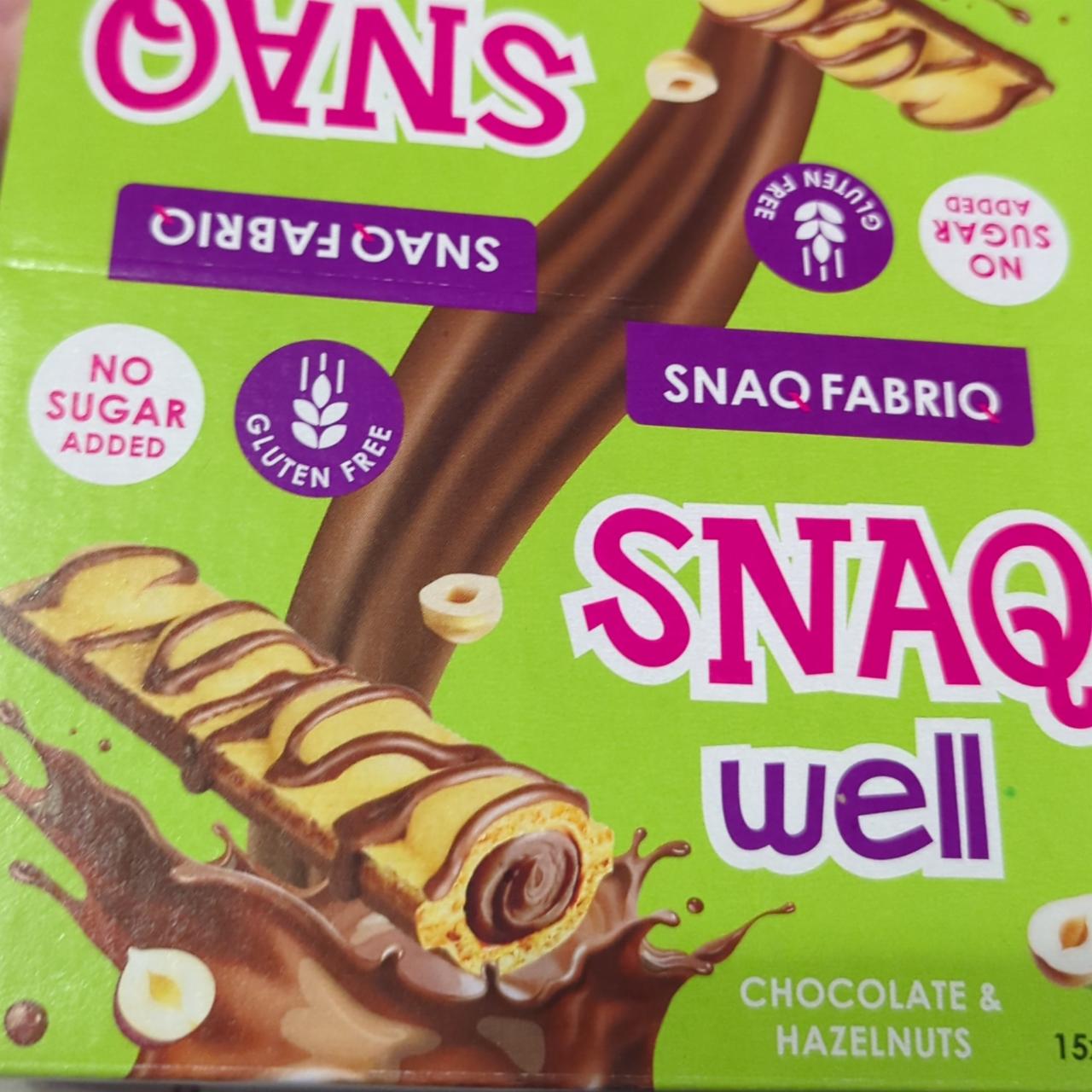 Fotografie - Snaq well chocolate & hazelnuts Snaq Fabriq