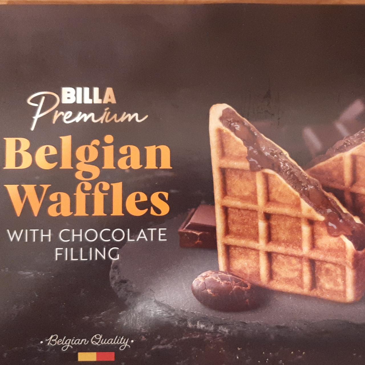 Fotografie - Belgian waffles with chocolate filling Billa Premium